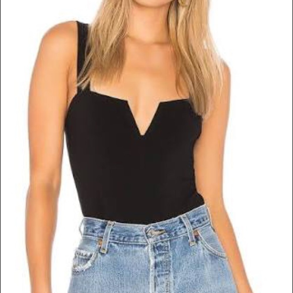 Free People Pippa V-wire Bodysuit